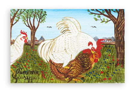 GIUSEPPE PANIZZA (1923) - Gallo innamorato