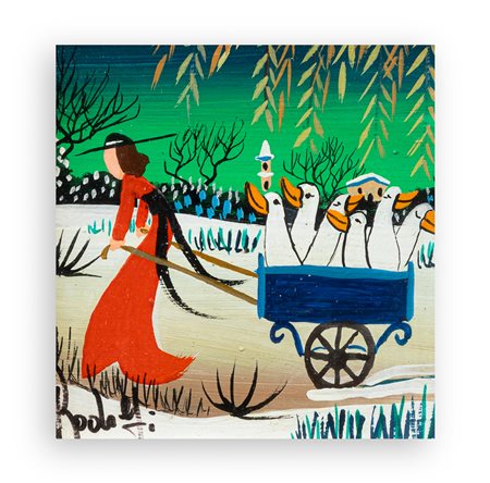 AUTORE INDECIFRATO - Senza Titolo