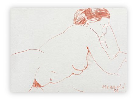 OLMEDO MEZZOLI (1908-1982) - Nudo, 1959
