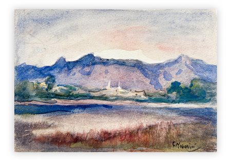 GIUSEPPE MASCARINI (1877-1954)  - Paesaggio, 1947
