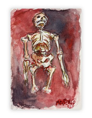 ADALBERTO MARENGO - Scheletro, 1956
