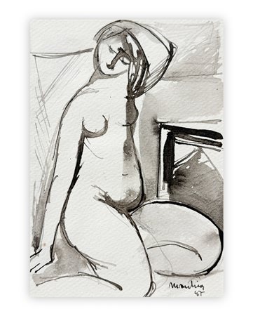 ALFREDO MANTICA (1903-1996) - Nudo, 1947
