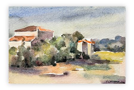 DINO LANARO (1908-1998) - Paesaggio
