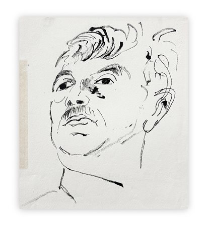 NATALE LIGASACCHI (1922-1989) - Testa di uomo