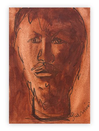 LORENZO GUERRINI (1914-2002) - Testa di uomo, 1947