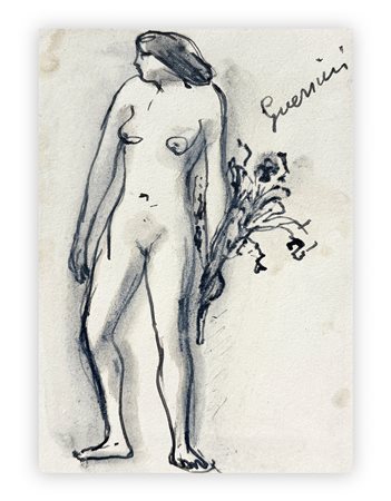 LORENZO GUERRINI (1914-2002) - Nudo, 1947