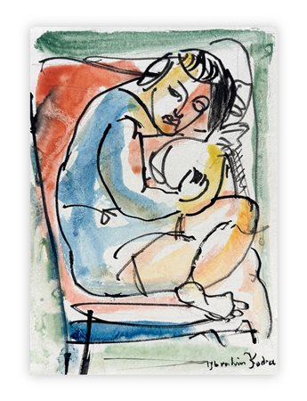 IBRAHIM KODRA (1918-2006) - Suonatore