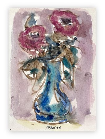 GINO GONICH GONNI (1911-2003) - Fiori, 1948
