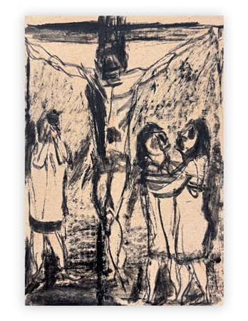 AGENORE FABBRI (1911-1998) - Crocifissione, 1948