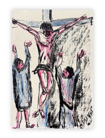 AGENORE FABBRI (1911-1998) - Crocifissione, 1948