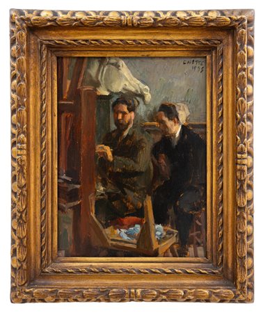 Emilio Notte - "L'amico nello studio 1938"