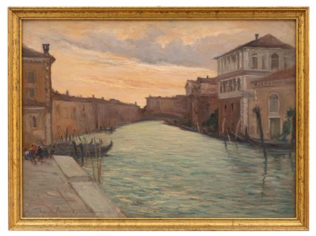 Marcello Broggi - "Tramonto a Venezia"