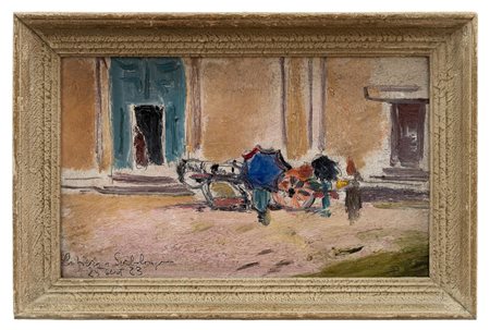 Anselmo Bucci - "La fiera a Sorbolongo 1923"