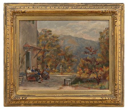 Anselmo Bucci - "Siesta alla Casa del Castagno 1944"