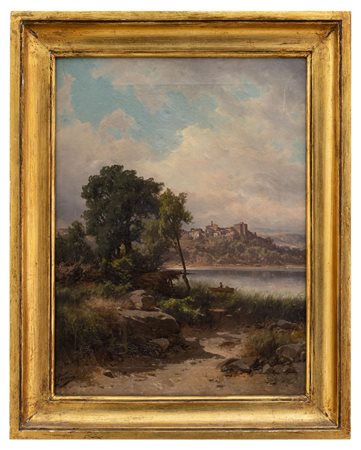 Guido Agostini - "Genzano sul lago di Nemi"