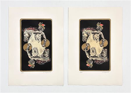 GIUSEPPE (BEPPE) MADAUDO (1950) - Lotto unico composto da 2 acqueforti