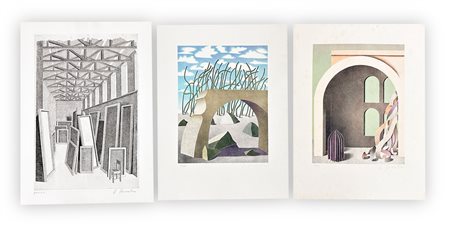 WILHELM BEUERMANN (1937-2006) - Lotto unico - composto da 3 opere grafiche