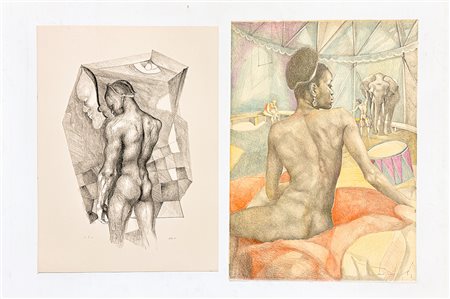 UGO ATTARDI (1923-2006) - Lotto unico composto da 2 opere grafiche