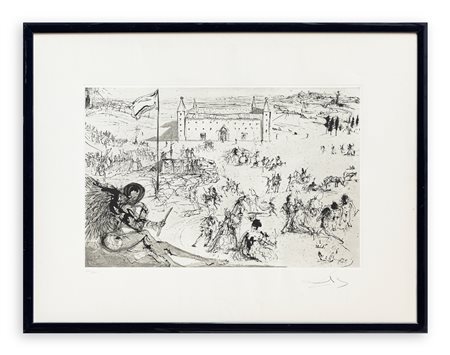 SALVADOR DALÌ (1904-1989) - Couronnement du roi d’Espagne 1963
