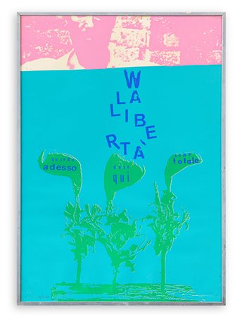 ALIK CAVALIERE (1926-1998) - Senza Titolo (W la libertà)