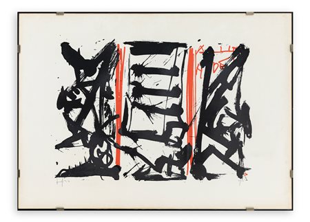 EMILIO VEDOVA (1919-2006) - Senza Titolo (Allende), 1973