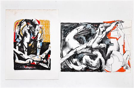 LUCIANO CESCHIA (1926-1991) - Lotto unico composto da 2 Opere