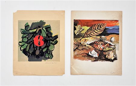EDIZIONI BOLAFFIARTE (MORLOTTI, GUTTUSO) - Lotto unico di 2  fotolitografie: