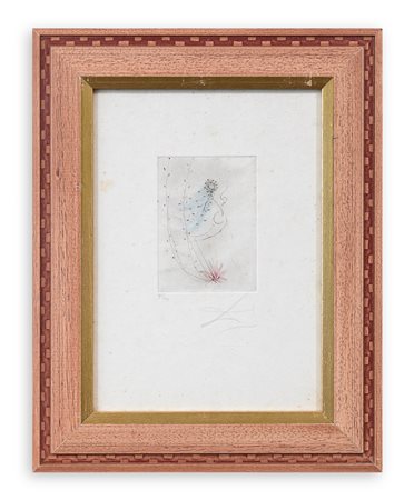 SALVADOR DALÌ (1904-1989) Senza Titolo (Coeur Coronne et Miroir), 1979
