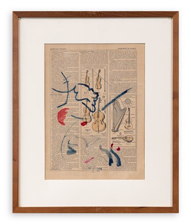 ANNIBALE BIGLIONE (1923-1981) - Senza Titolo, 1956