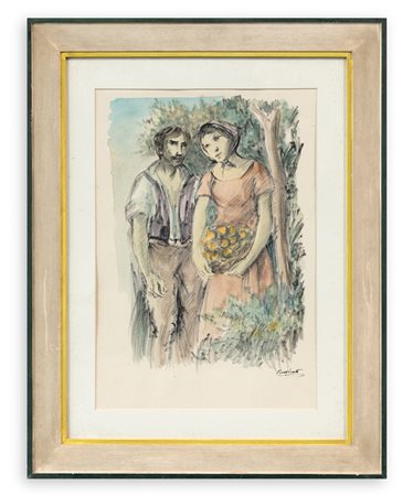 DOMENICO PURIFICATO (1915-1984) - Senza Titolo