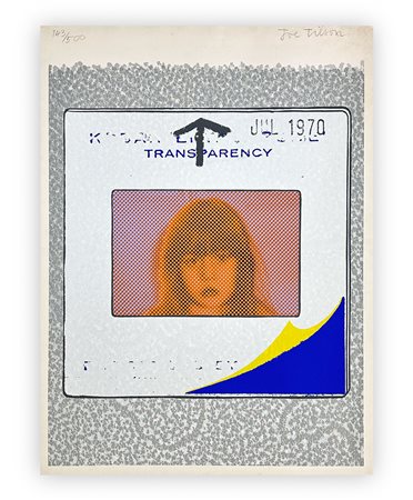 JOE TILSON (1928-2023) - Transparency, snapshot, 1970