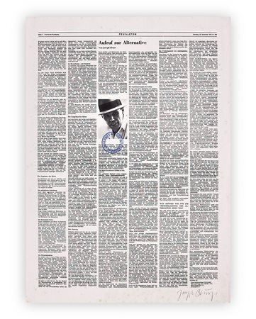 JOSEPH BEUYS (1921-1986) - Aufruf Zur Alternative, 1978
