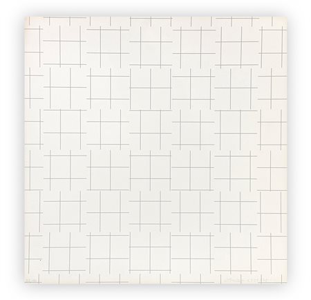 FRANÇOIS MORELLET (1926-2016) - 2 trames de tirets, 1955/1975