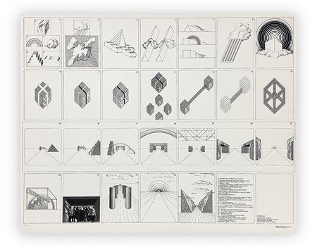 SUPERSTUDIO GROUP (1966-1986) - Un viaggio nelle regioni della ragione, 1972
