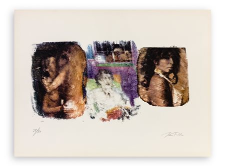 MIMMO ROTELLA (1918-2006) - Senza Titolo (Erotellica), 1974