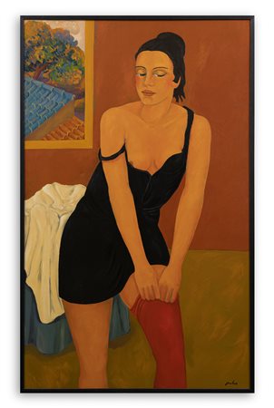 STEFANO PULEO (1950) - La calza rossa, 2010