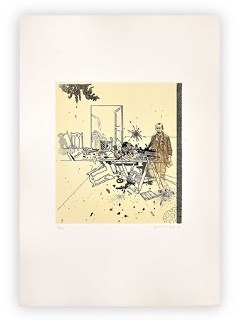 GIANFRANCO FERRONI (1927-2001) - La stanza ritrovata II, 1966-1970