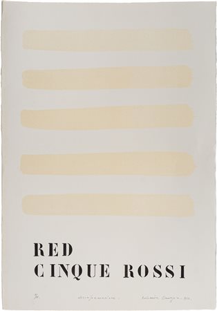 Disinformazione. Red cinque rossi