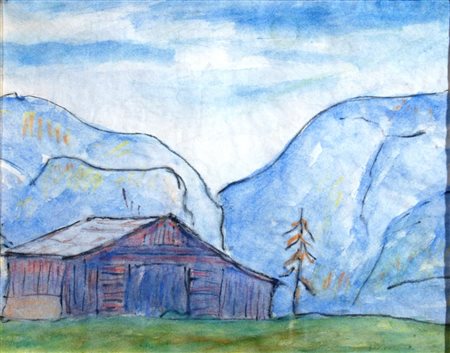 TOMEA FIORENZO (ZoppÃ¨ di Cadore 1910 - Milano 1960) "Paesaggio montano"...