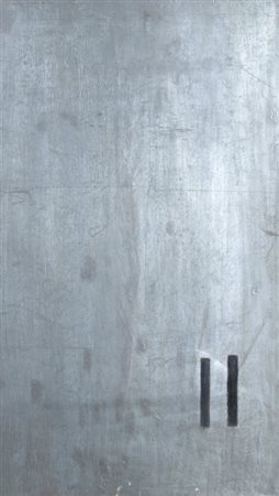 VERMI ARTURO (Bergamo 1928 - Bergamo 1988) "Figure in uno spazio-tempo" 1965...