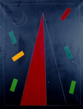 ANGELI FRANCO (Roma 1935 - Roma 1988) "Cuneo" 1986 Smalto su tela cm. H:...