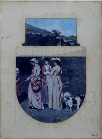 KOLAR JIRI (Protovin 1914 - Praga 2002) "Senza titolo" 1971 Tecnica mista su...