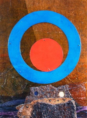 CRIPPA ROBERTO (Monza 1921 - Bresso 1972) "Senza titolo" Collare su tavola...