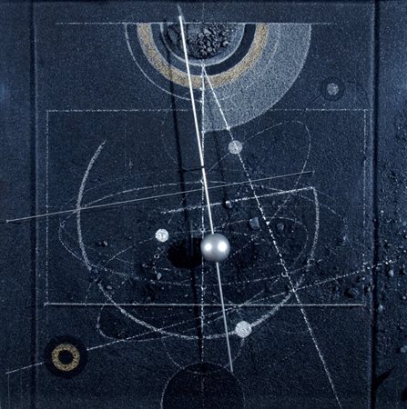 VALENTINI WALTER (Pergola 1928) "Antares 1" Tenica mista su tela cm. H: 60.00...
