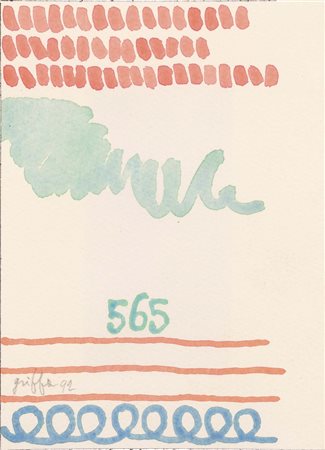 Tre linee con arabesco n. 565