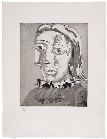 Portrait de femme au col en ruché: Marie-Thérèse