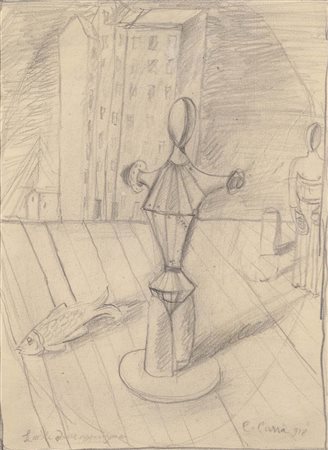 L'ovale delle apparizioni, (studi per dipinto)