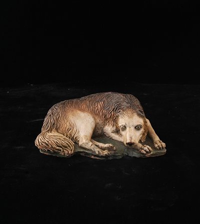 Cane accovacciato attrib. Ingaldi