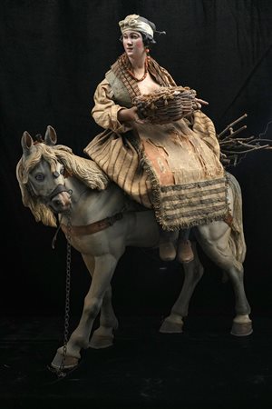 Popolana su cavallo att. A. Viva