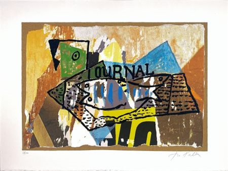 Mimmo Rotella “Il giornale di Picasso”